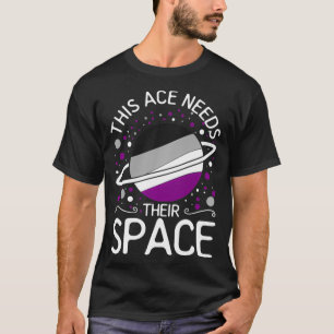 T-shirt Cet As A Besoin De Leur Place Aseuality Saturn Ace