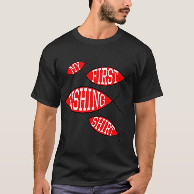 T-shirt Cet enfant adore pêcher (Devant)