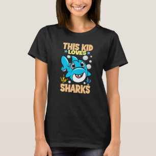 T-shirt Cet Enfant Aime Les Requins I Requin Poissons I En