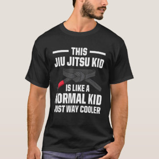 T-shirt Cet Enfant De Jiu Jitsu Est Comme Un Enfant Normal