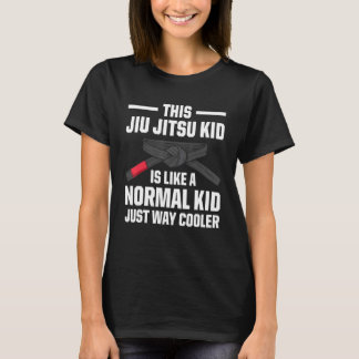 T-shirt Cet Enfant De Jiu Jitsu Est Comme Un Enfant Normal