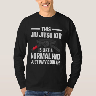 T-shirt Cet Enfant De Jiu Jitsu Est Comme Un Enfant Normal
