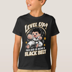T-shirt Cet Enfant Est Aujourd'Hui Un Noir Karate Hapkido 