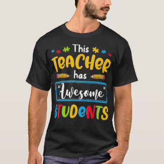 T-shirt Cet Enseignant A Des Étudiants Géniaux SPEED Autis
