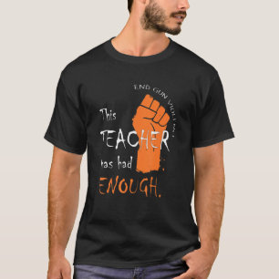 T-shirt Cet Enseignant A Eu Assez De Lutte Contre La Viole