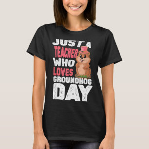 T-shirt Cet enseignant aime les marmottes, journée de la m