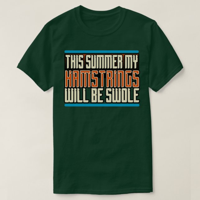 T-shirt Cet Été, Mes Cordes Seront Noires (Design devant)