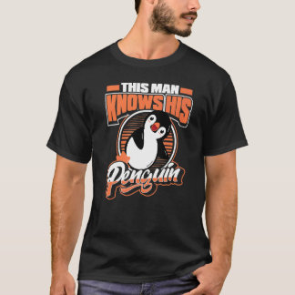 T-shirt Cet Homme Connaît Son Penguin Sea Bird King Empere