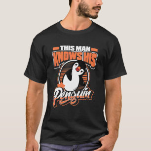 T-shirt Cet Homme Connaît Son Penguin Sea Bird King Empere