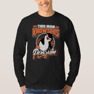 T-shirt Cet Homme Connaît Son Penguin Sea Bird King Empere