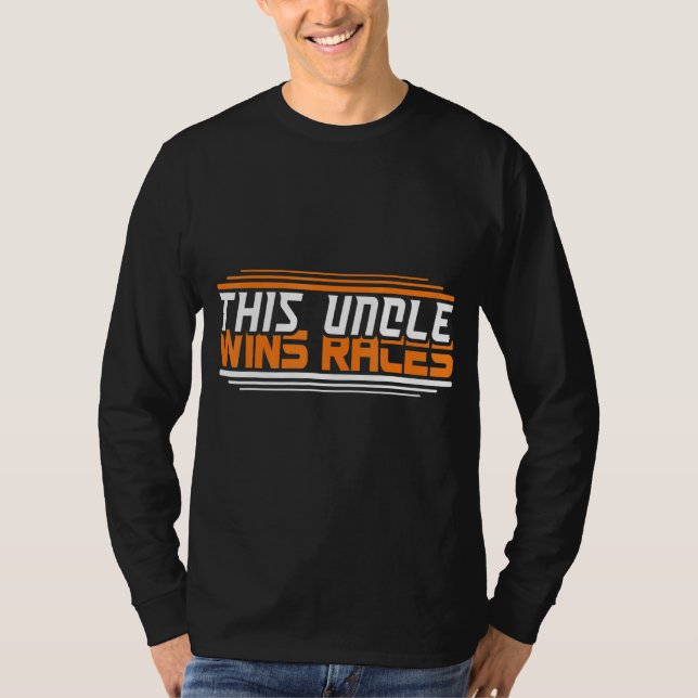 T-shirt Cet Oncle remporte les courses I Cone Racing Autoc (Devant)