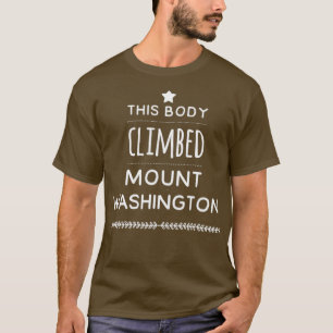 T-shirt Cet organisme a grimpé le Mont Washington Design