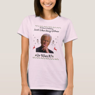 T-shirt C'Était Drôle De Vacances Comme N'Importe Qui Ou É