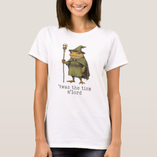 T-shirt C'ÉTAIT La Sorcière Grenouille Magicien Drôle 'Tis