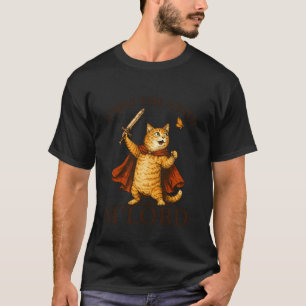 T-shirt C'ÉTAIT La TDAH Mon Seigneur Chat Tabby Orange Mèm