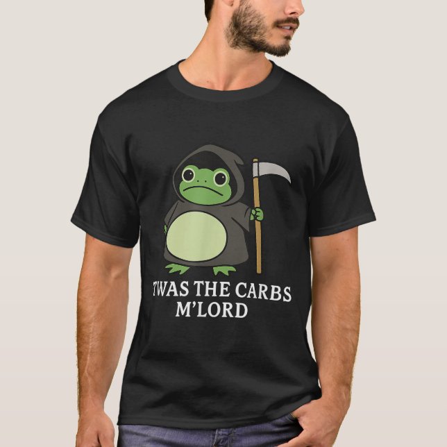T-shirt C'était Les Glucides M Seigneur (Devant)