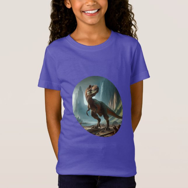 T-Shirt "C'ÉTAIT QUOI CE Bruit ?" Dino Girl (Devant)