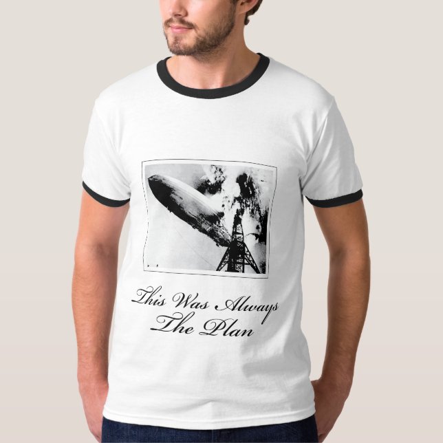 T-shirt C'était toujours le plan (Devant)