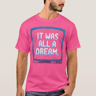 T-shirt C'Était Un Hip hop De Musique Dream Rap 1990