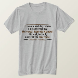 T-shirt c'était un jour triste…