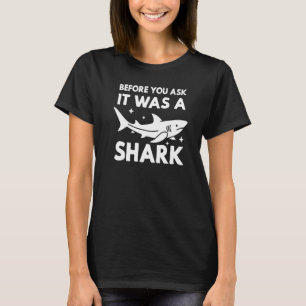 T-shirt C'Était Un Requin Drôle Amputé Chirurgie D'Amputat