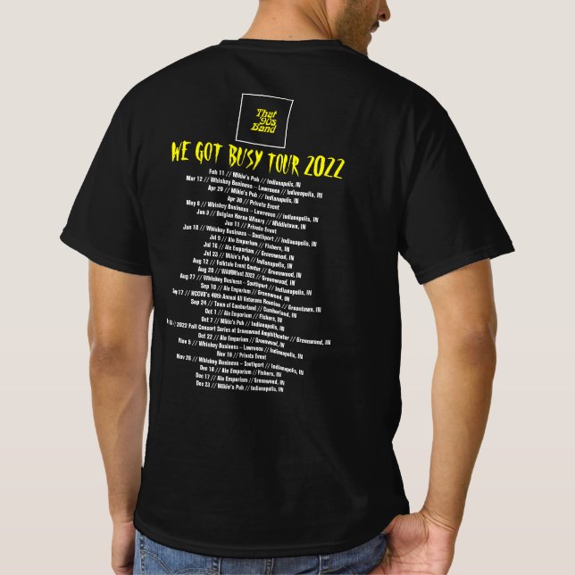 T-shirt Cette bande des années 90 - Nous avons occupé Tour (Dos)