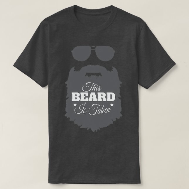T-shirt Cette barbe est prise 3 (Design devant)
