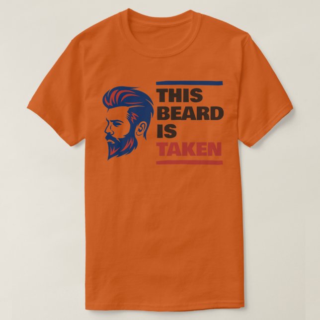 T-shirt cette barbe est prise 4 (Design devant)