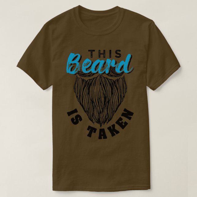 T-shirt Cette Barbe Est Prise Drôle Drôle Cadeau 3 (Design devant)