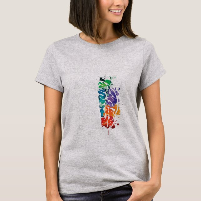 T-shirt cette chemise cool de la neurodiversité est parfai (Devant)