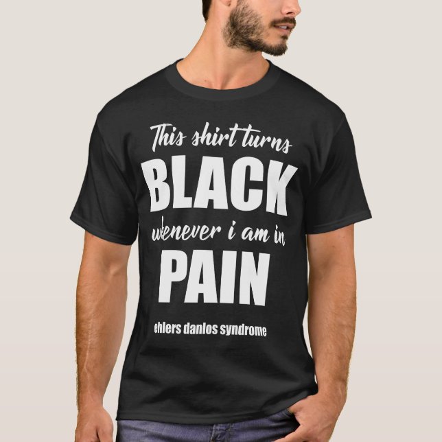 T-shirt Cette chemise devient noire quand je suis dans la  (Devant)