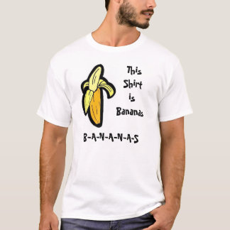 T-shirt Cette chemise est des bananes