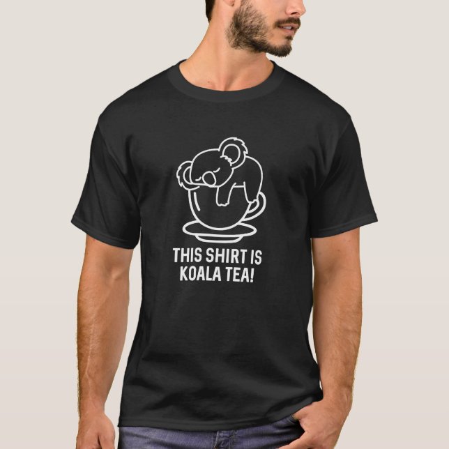 T-shirt Cette chemise est du thé de koala (Devant)