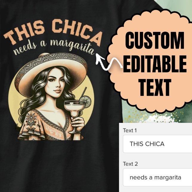 T-shirt Cette Chica A Besoin D'Une Fête De Margarita (This Chica Needs A Margarita Festive Fiesta T-Shirt)