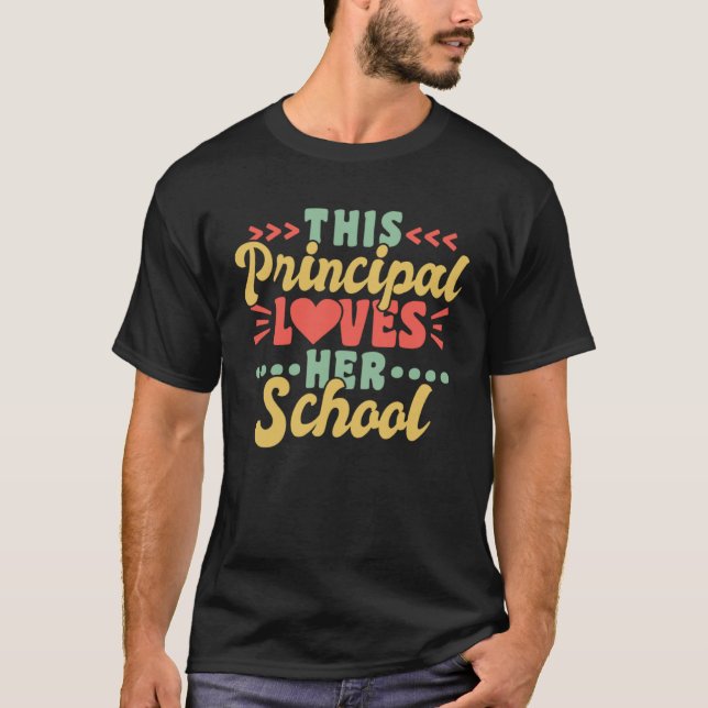 T-shirt Cette Directrice Aime Son École (Devant)