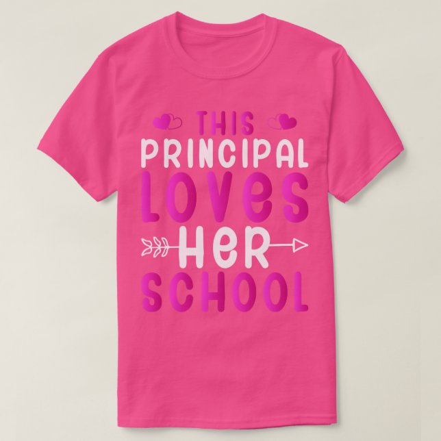 T-shirt Cette Directrice Aime Son École (Design devant)