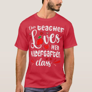 T-shirt Cette Enseignante Aime Son Étudiante De Maternelle
