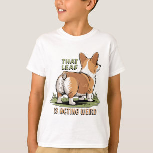 T-shirt Cette feuille se comporte bizarrement