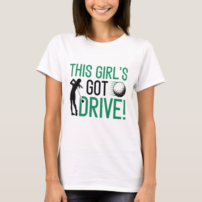 T-shirt Cette fille a une voiture (Devant)