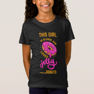 T-Shirt Cette fille adore la gelée donne un chemise pour e