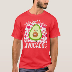 T-shirt Cette Fille Aime Avocado Avocado Amateurs Cadeau