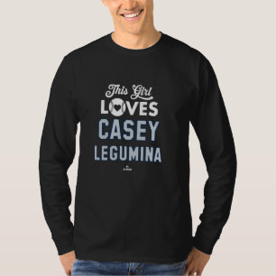 T-shirt Cette fille aime Casey Legumina baseball de Seattl