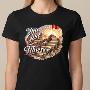 T-shirt Cette Fille Aime La Forme Physique