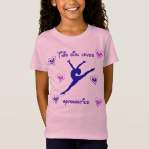 T-Shirt Cette Fille Aime La Gymnastique