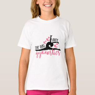 T-shirt Cette Fille aime la gymnastique // Gymnastique amu