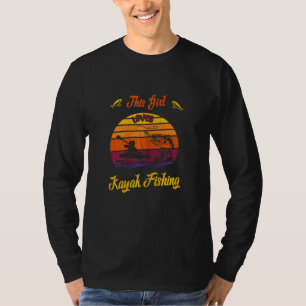 T-shirt Cette Fille Aime Le Kayak Pêche Canoë Tour