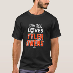 T-shirt Cette fille aime Tyler Owens Baseball de Détroit M