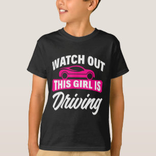 T-shirt Cette Fille Conduit Un Nouveau Permis De Conduire 