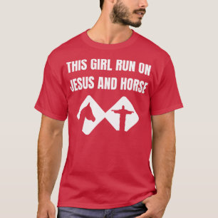 T-shirt Cette Fille Coule Sur Jésus Et Cheval Femmes Chrét