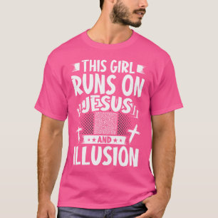 T-shirt Cette Fille Court Sur Jésus Et Illusion